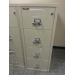 FireKing Sand 4 Drawer Vertical Fire Proof File Cabinet, Locking